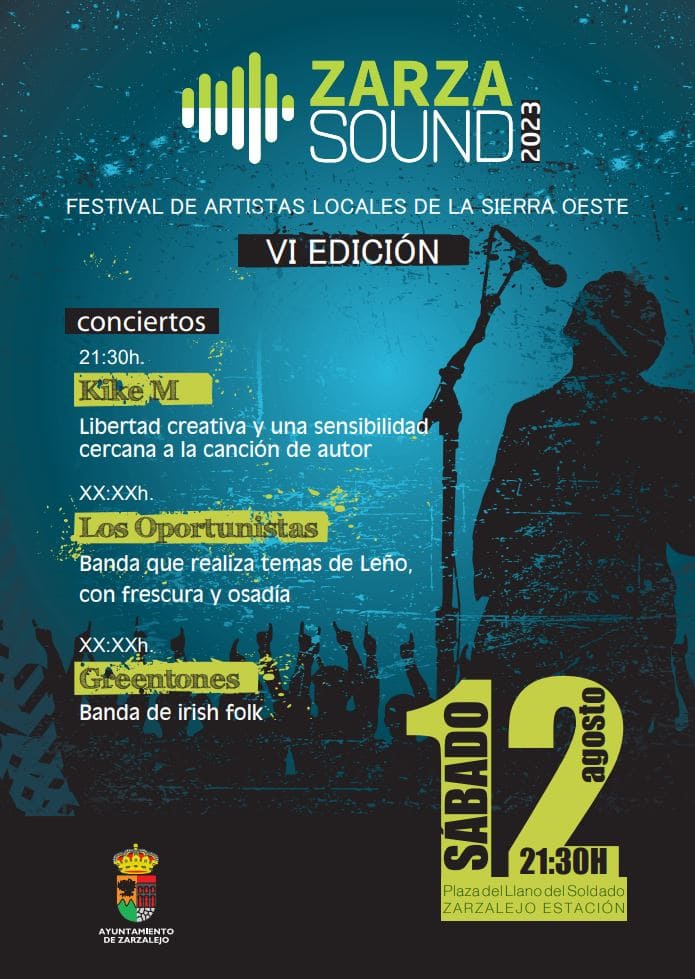 Programa fiestas Asunción Zarzalejo Zarzasound 2023
